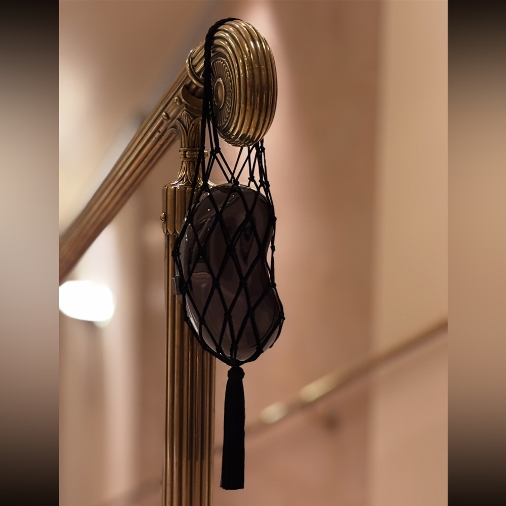 Black Mesh Net Bag Purse